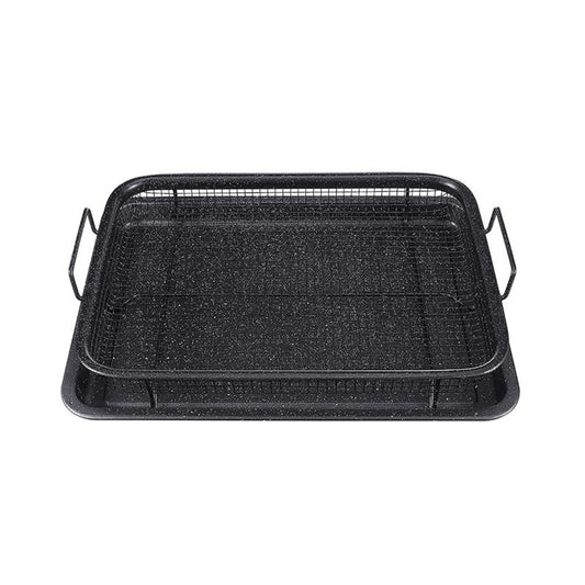 Baking Tray | Raised Drop-In Mesh Basket, Side Handles