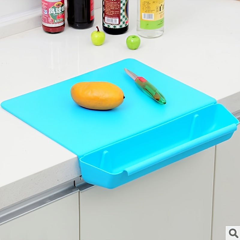2-in-1 Chopping Board with Storage Box | Portable Kitchen Cutting Board Food Holder