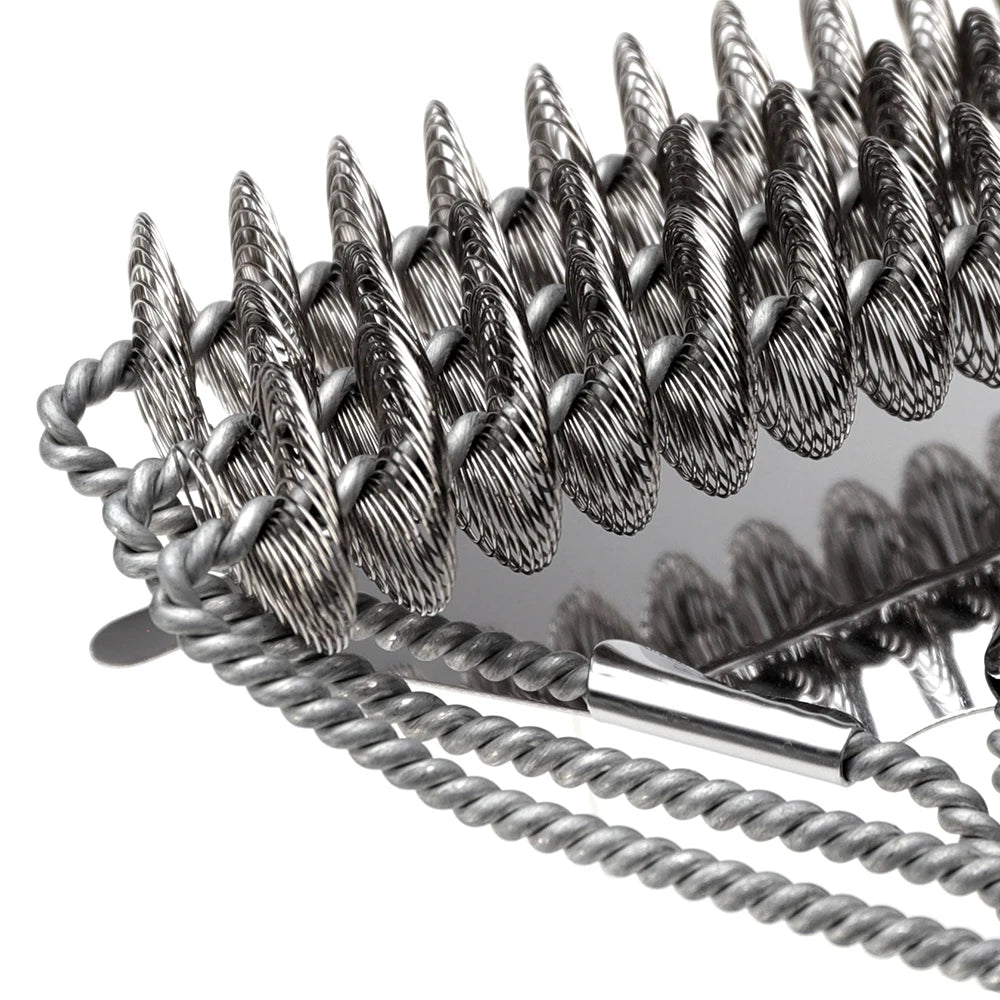 BBQ Grill Brush Cleaner | Bristle-Free Coils And Scraper