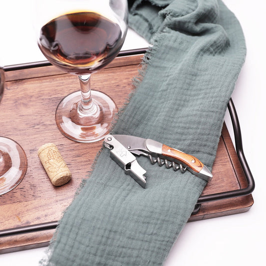Bottle Opener and Foil Cutter | Two-Step Lever, Tail Blade