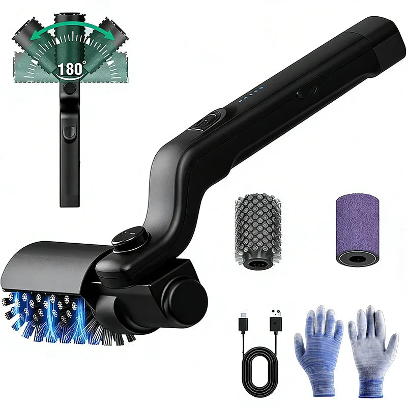 Electric Barbecue Grill Brush | Powered Head, Three Speeds