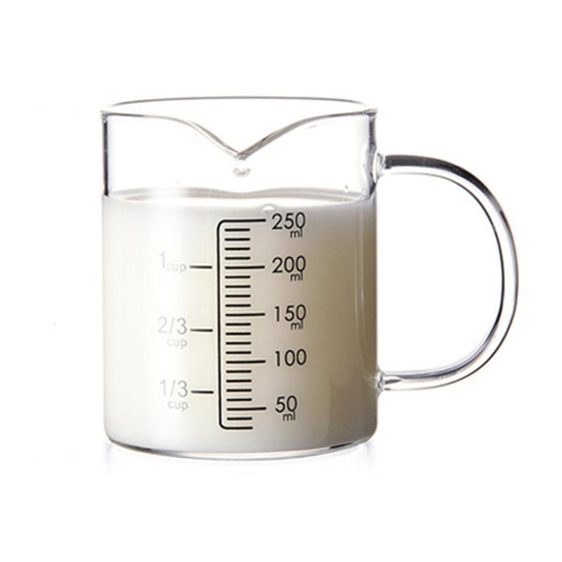Glass Measuring Cup | Dual Scale Markings And Pour Spout