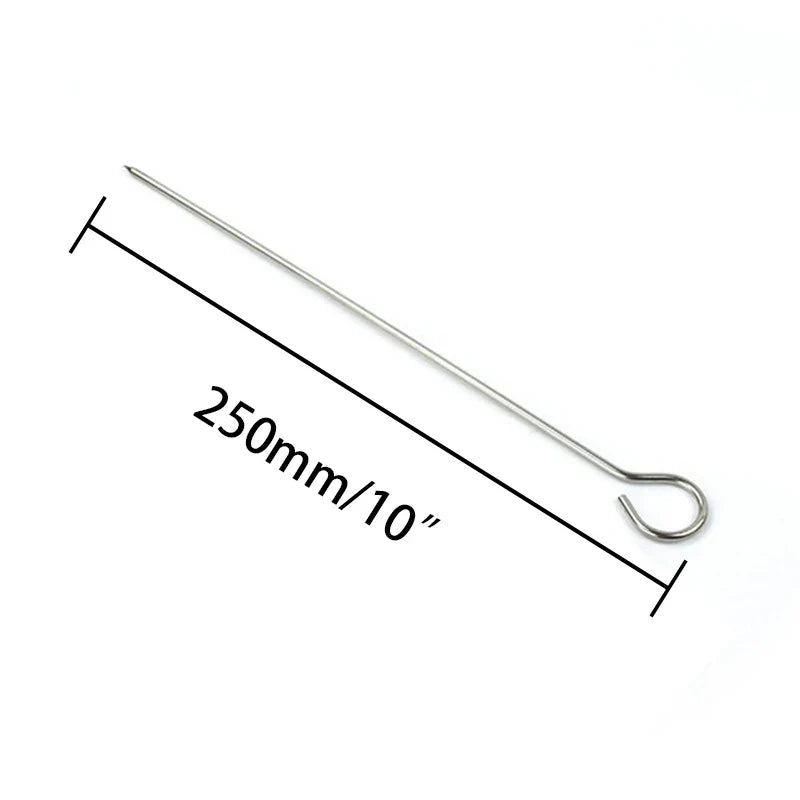 BBQ Skewers | Hanging Arm Stand, Dipping Pot Well Base