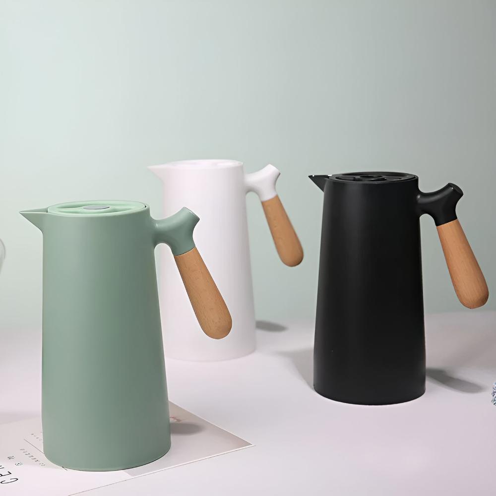 Large Tea Pot | Insulated Tapered Body, Contrast Grip