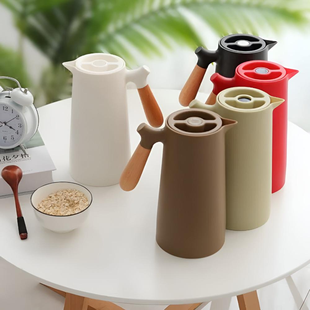 Large Tea Pot | Insulated Tapered Body, Contrast Grip