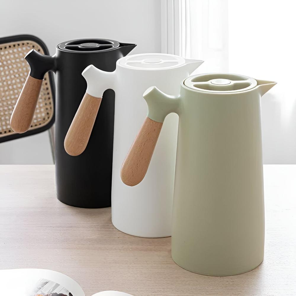 Large Tea Pot | Insulated Tapered Body, Contrast Grip