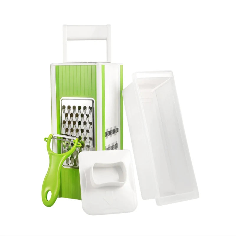 Multi Purpose Vegetable Slicer | Four Faces And Container