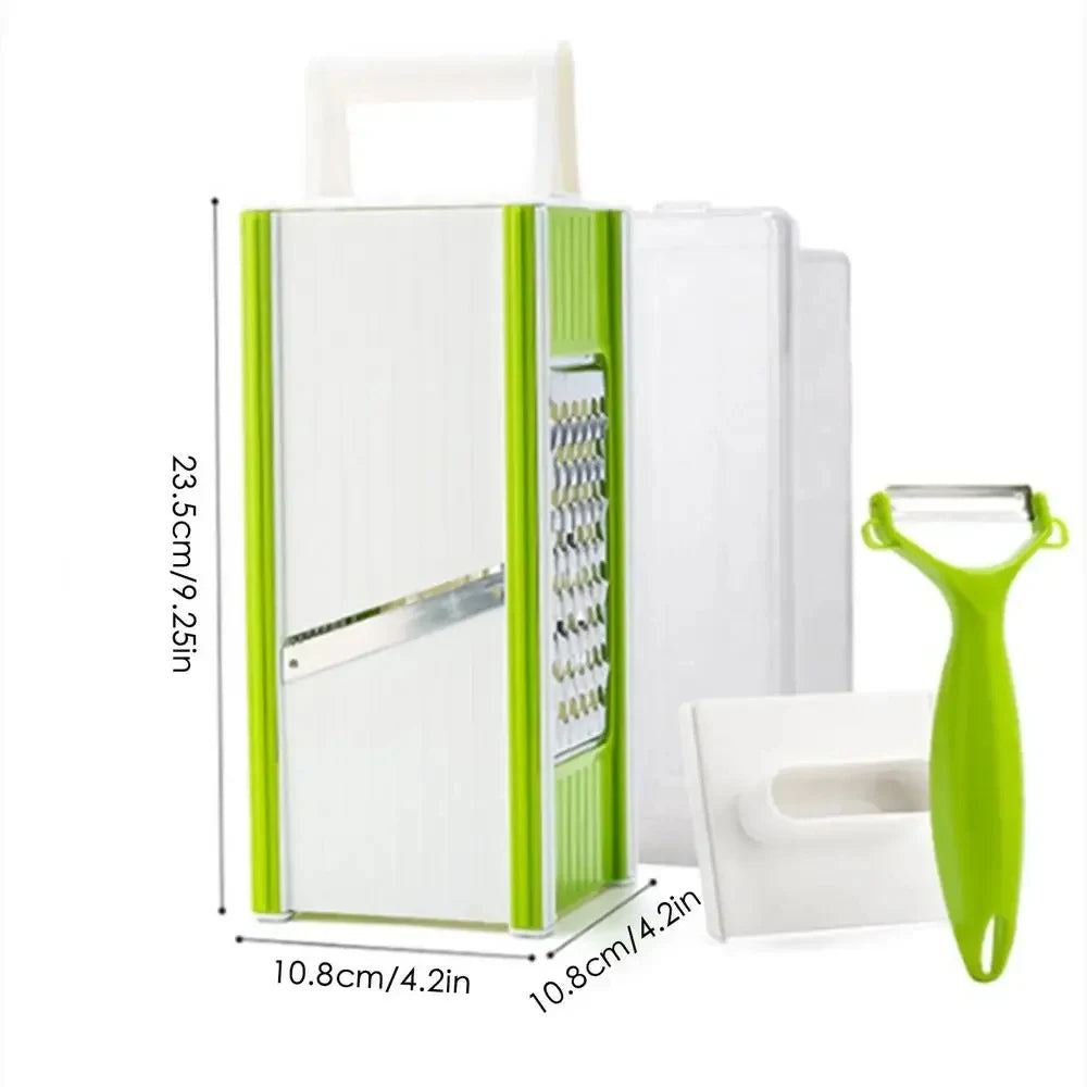 Multi Purpose Vegetable Slicer | Four Faces And Container
