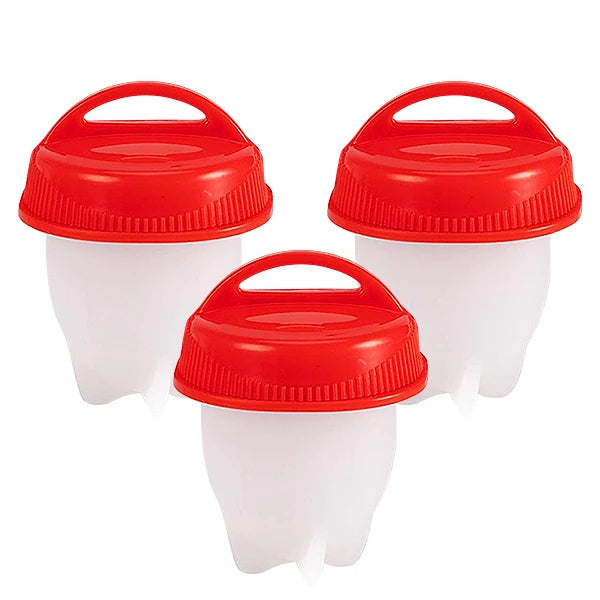 Silicone Egg Cookers | Poaching Pods With Lift Off Lids