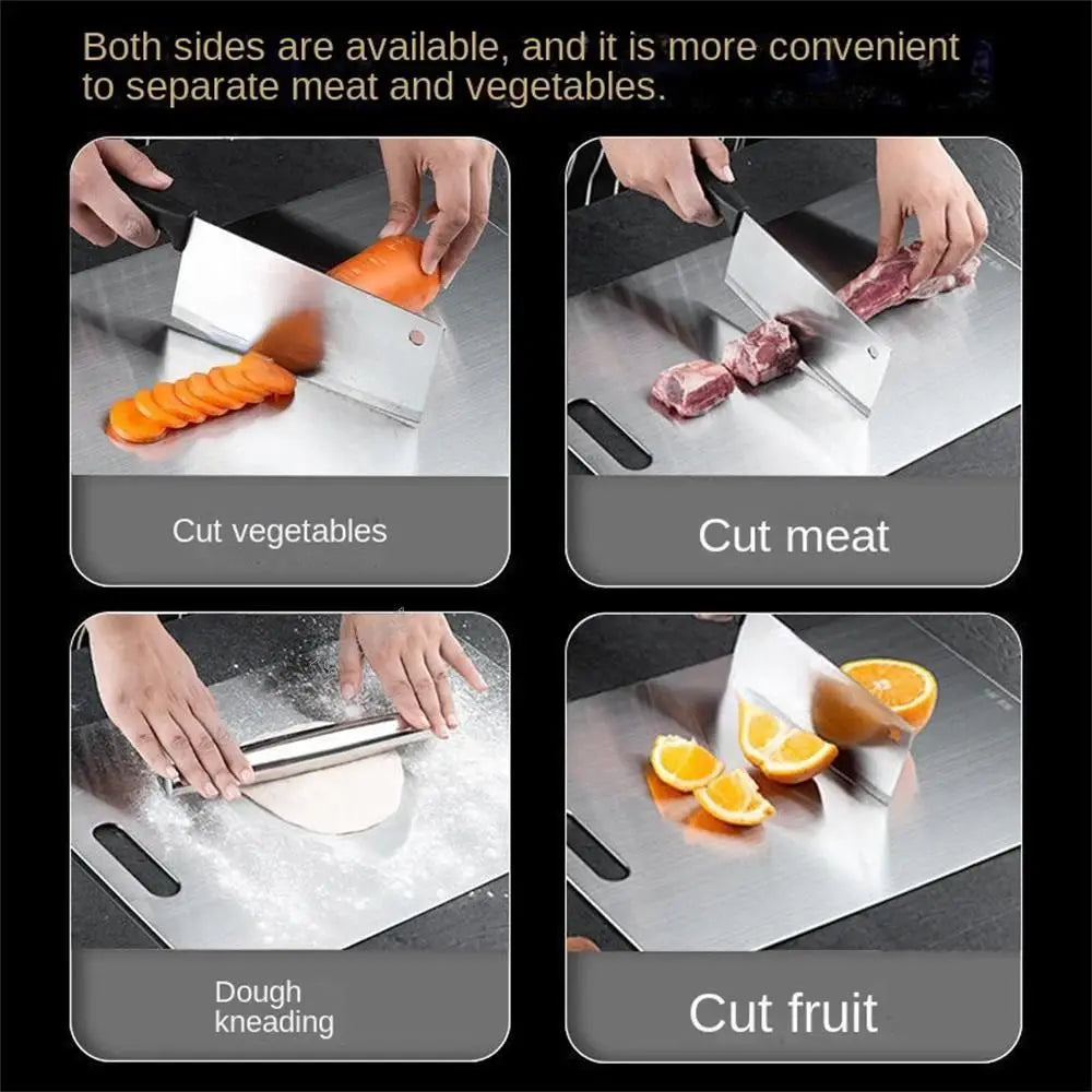 Titanium Kitchen Chopping Board | 316 Grade Double-Sided Cutting Board