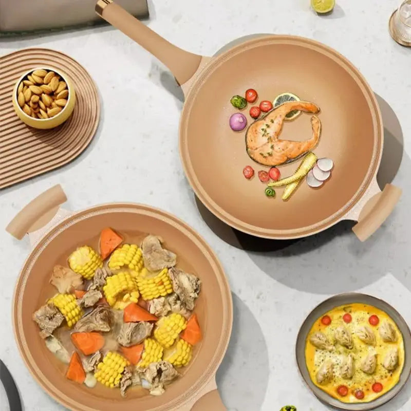 Wok Cooking Pro | Non-Stick Wok with Steamer Basket & Glass Lid